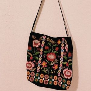 Embroidered Tote Bag